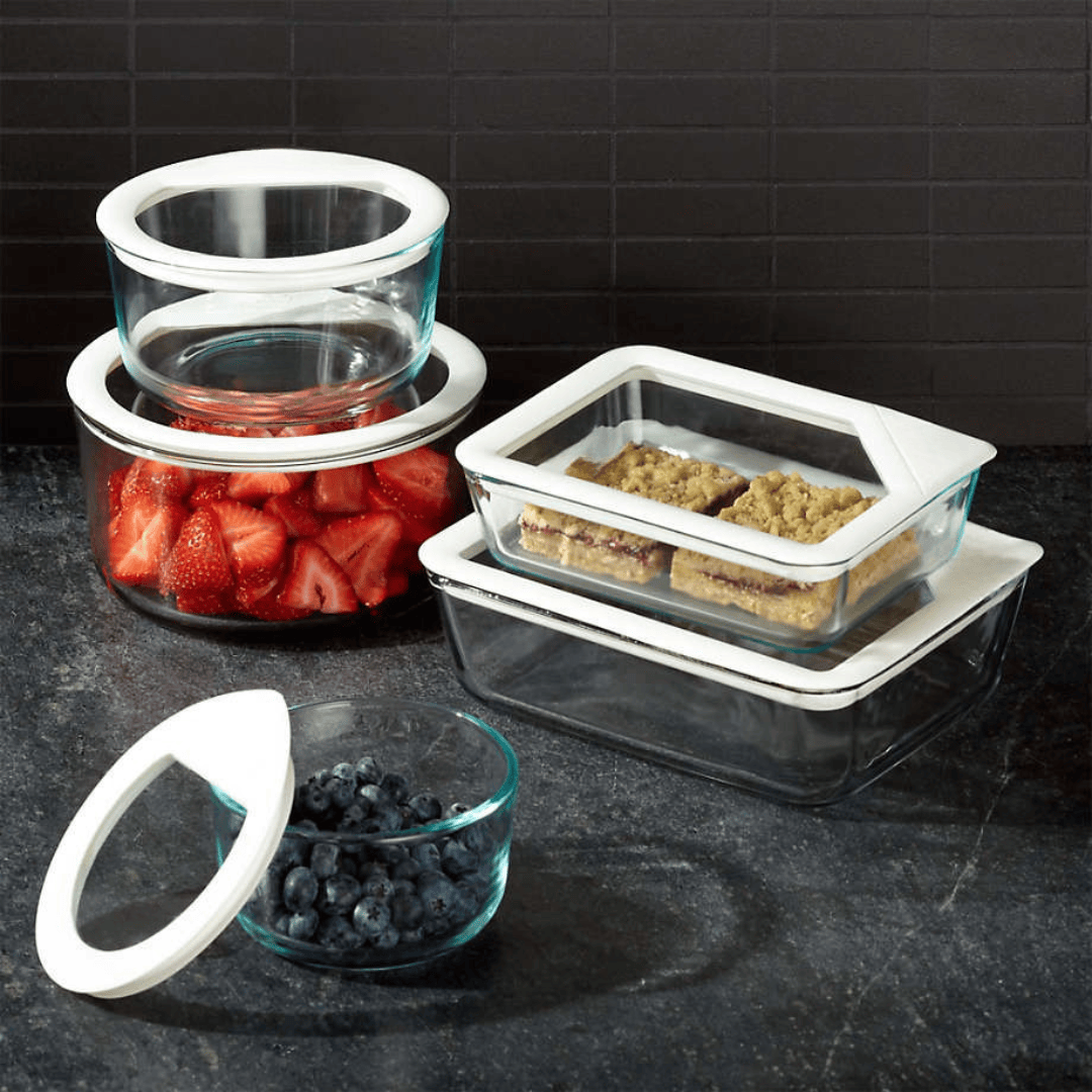 Airtight Oven-Safe Ultimate 5-Piece Glass Storage Set